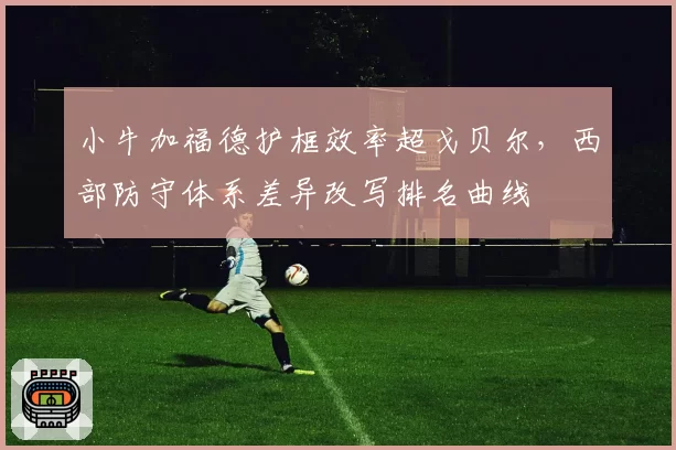 小牛加福德护框效率超戈贝尔，西部防守体系差异改写排名曲线